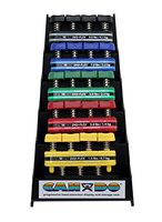 CanDo 10-0746 Digi-Flex Hand Exerciser with Plastic Rack, Set of 5, Yellow through Black