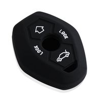 VCiiC Silicone Keyless Remote Control Protecting Case Smart Key Holder Fob for BMW 3 5 7 Series E38 E39 E46 X3 X5 Z3 Z4 325i 525i 330i
