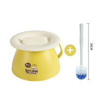 Goquik Urinal Basin Plastic Room Urinal Urine Bucket Child Potty Toilet Thickened Adult with Lid Urinal Portable Toilet First Aid Bottle Urinary Incontinence Baby (Color : Yellow)