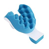 SUPVOX Chiropractic Pillow Cervical Neck Traction Device Portable Cervical Orthotic Pillow for Pain Relief Management Cervical Spine Alignment