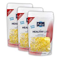 Pufai King Size Cigarette Rolling Tubes Filters Compatible 7 mm 3750 Pieces 3 Packs