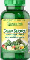 Puritans Pride Green Source Multivitamin and Minerals, 240 Count
