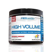 PEScience High Volume, Raspberry Lemonade, 36 Scoops, Nitric Oxide Pre Workout Powder
