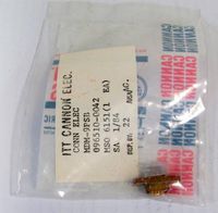 Micro D Sub Connector, 9 Contacts, Plug, MDM Series, Solder, Cable Mount, Gold Plated Contacts