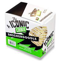 ICON Meals Protein Cookie | The Iconic Cookie | No Eggs, Gluten Free & 15g Protein | 6 Cookies (Snickerdoodle)