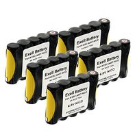 5pc Exell 6V 1000mAh (5xAA) NiCd Custom Battery Pack w/Tabs
