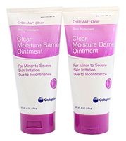 Critic-Aid Clear Moisture Barrier Ointment - 6 Ounce Tube - Pack of 2