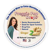 Preggie Pop Drops w/Natural Ginger, Morning Sickness Relief, 48 Count