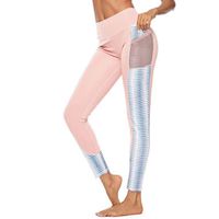 YunZyun Women's Yoga Pants with Pockets, Non See-Through Tummy Control Stretch High Waist Leggings Women's Yoga Fitness Sports Exercise Running Jogging Pants, Comfortable, Premium (Pink, XL)