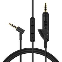 QC15 Cable Replacement Extension Audio Cord Inline Remote and Microphone Compatible with Bose QuietComfort 15 Acoustic Noise Cancelling Headphones.