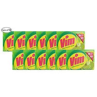 Vim Dishwash Bar- Extra Lime Power (100g Approx.) (Pack of 12)