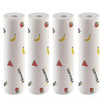 4Rolls/200pcs Disposable Towels for Kitchen Disposable Dish Cloths Multi-Function Paper Towels for Household Kitchen