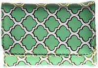 Fashion Smart Pill & Vitamin Case, Metallic Moroccan Jade, One Size
