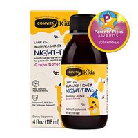 Comvita Kids™ Soothing Manuka Honey Soothing Syrup for Kids, Night-TIME I Certified UMF™ 10+ Manuka Honey I Non-GMO I 4 fl oz