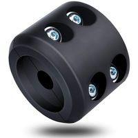 riverlily Accessories for Jeep ATV UTV Winch Cable Hook Mount Stop Stopper Rubber Cushion Black Winch Line Saver Stopper