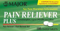 Pain Reliever Plus, Tablet, 100ct (2 PACK)
