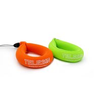 TELESIN Waterproof Floating Foam Wrist Strap for Digital and Action Cameras - 2 Pack - Orange & Green