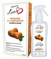 Excelsior Revitalizing 2 in 1 Wood Care Kit - Cleaner and Polish for Wood Furniture - Made with Natural Avocado Oils