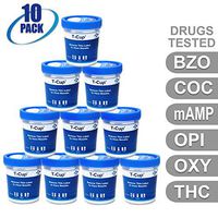 MiCare [10pk] - 6-Panel Multi Drug Test Cup (BZO/COC/mAMP/OPI/OXY/THC) #MI-TDOA-564
