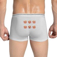 BAPALA Happy Kiss Cry Pig Men's Comfort Stretch Seamless Boxer Briefs Underwear