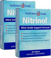 Nitrinol, Natural Nitric Oxide Booster with Beetroot Extract, 60 Tablets per Box, 2 Box Deal