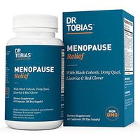 Dr Tobias Menopause Relief - Black Cohosh - Hormone Support & Hot Flash Relief (60 Count)
