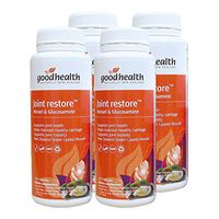 GoodHealth Joint Restore Mussel & Glucosamine 120 Capsules New Zealand Green Lipped Mussel Supports Joint Mogility Health (Pack of 4)