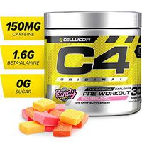 C4 Original Pre Workout Powder Juicy Candy Burst | Vitamin C for Immune Support | Sugar Free Preworkout Energy for Men & Women | 150mg Caffeine + Beta Alanine + Creatine | 30 Servings