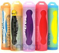 Unishow ® Silicone Case Cover Skin Sleeve for 18650 Battery (Case Only, Battery NOT Included) Color May Vary (3)