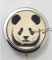 BlackKey Panda Animal 3-Compartment Decorative Pocket Gift Box Case Organizer for Pill, Color 1 -373