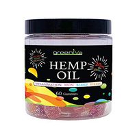 GreenIVe - Hemp Oil All Natural Vegan Gummy Bears - 0 Artificial Ingredients - 0 Fillers - 100% All Natural Vegan Ingredients - Exclusively on Amazon (60 Vegan Gummies)