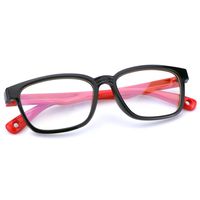 Mimoeye Blue Light Filter Glasses for Kids Blocking UV Headache Computer Gaming Eyeglasses Flexible Silicone Frame Age 5-10