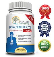 HEALTH NURTURE PROBIOTICS MAX Strength - 5.75 Billion Micro-Organisms per Capsule - #1 Recommended Supplement to Improve Immune and Digestive System Functions Probiotic Supplement for Women & Men