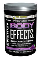 Power Performance Products Body Effects Pre Workout Supplement, Grape, 570 Grams