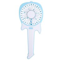 feifuns Mini Handheld Fan, Guitar Shape Foldable Personal Portable Desk Desktop Table Cooling Fan with USB Rechargeable Electric Fan for Office Room Outdoor Household Traveling, 3 Speed (Blue)
