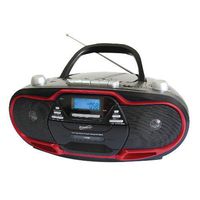 Supersonic SC745 CD/MP3 Boombox- Red