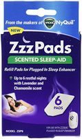 ZzzPads Scented Sleep-Aid Refill Pads for ZzzQuill Plugged in Sleep Enhancer, 6 pads