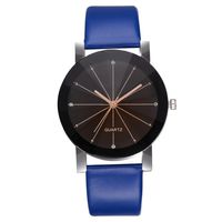 Clearance ! Auwer Watch,Mens Watches, Women's Watches, Men Quartz Dial Clock Leather Wrist Watch Round Case (Blue 01)