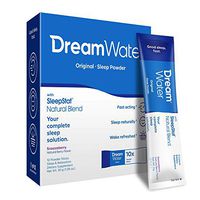 Dream Water Sleep Powder, Best Natural Sleep Aid, Melatonin, GABA, 5-HTP, Snoozeberry - 10 Count, Top Rated - Non-Habit Forming