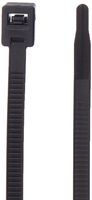 Gardner Bender 46-308UVBSC Nylon Self-Cutting Cable Tie, 8 inch, 50 lb. Tensile, Twist-Off Tail, Zip Tie, 50 Pk., UV Resistant Black