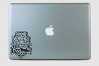 SimplyVinylized Gryffindor Super Detailed House Crest Logo Vinyl Decal Sticker Red