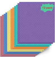 KEEPBEAUTY Swedish Dishcloth Cellulose Sponge Cloths-Bulk 12 Pack of Eco-Friendly No Odor Reusable Cleaning Cloths for Kitchen-Absorbent Dish Cloth Hand Towel (12 Dishcloths - Assorted)