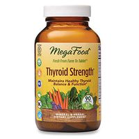 MegaFood, Thyroid Strength, Supports Thyroid Health, Mineral and Herbal Supplement with Herbs, 90 tablets (45 servings)