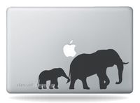 Elephant & Baby- Decal Sticker for MacBook, Air, Pro All Models