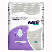 Seni Active Super Underwear - Medium, 80/case
