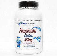 Phosphatidylcholine Phosphatidyl Choline 450mg // 200 Capsules // Pure // by PureControl Supplements