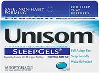 Unisom SleepGels 16 Caps (Pack of 3)