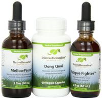 Native Remedies Dong Quai, MellowPause, and Fatigue Fighter UltraPack