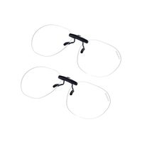 Blue Light Filter Clip-on Computer Reading Glasses UV Blue light Anti Eye Strain Unisex Anti Blue 2 Pack (Round)