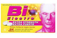 BioElectro Extra Strength Pain & Headache Reliever Tablets Aspirin, & Caffeine, 24 Count